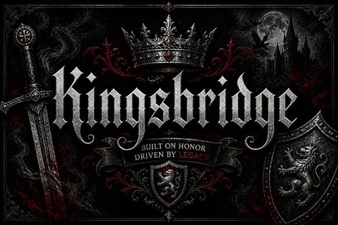 Design Projects with Kingsbridge Font Creativity