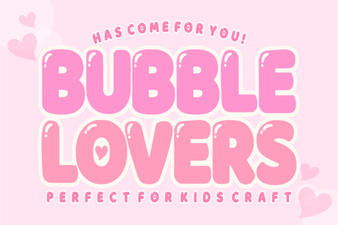 Bubble Lovers Font: Playful Designs & Creative Projects
