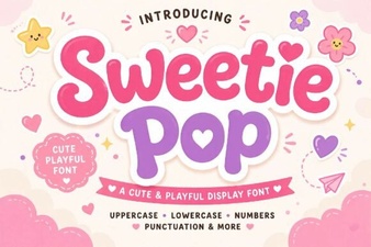 Sweetie Pop: a Friendly Font for Creative Projects