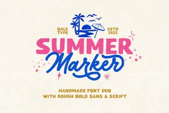 Craft with Summer Marker Fonts