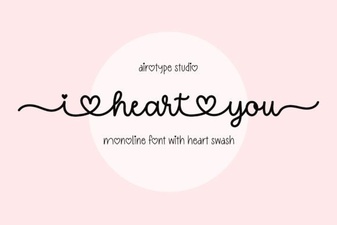I Heart You Font: Free Download & Design Projects